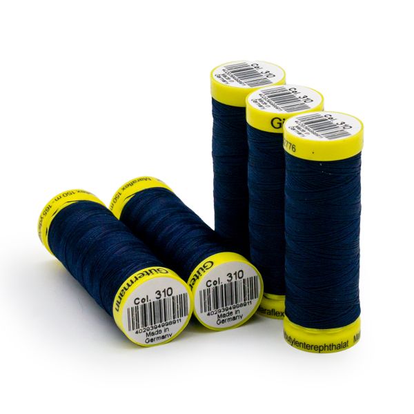 Нитки для трикотажа Gutermann Maraflex 120 (150 метров), 5 кат. | 310 т.чернильный