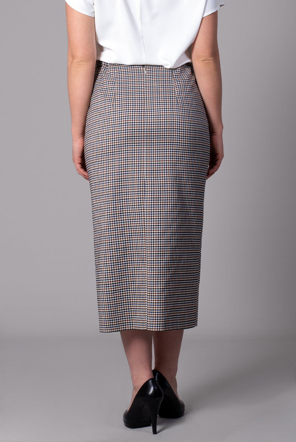 Юбка женская 3884ВП, клетка #412Кла013884ВП