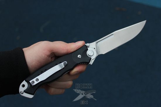 Складной нож НОКС Офицерский 2М (Д2) c клинком из стали D2, рукоять G10