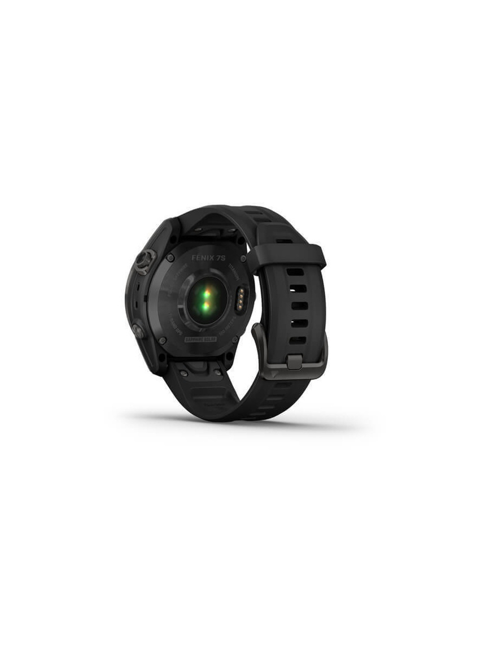 Garmin Fenix 7S Sapphire Solar титановый угольно-серый DLC с силиконовым ремешком (010-02539-25)