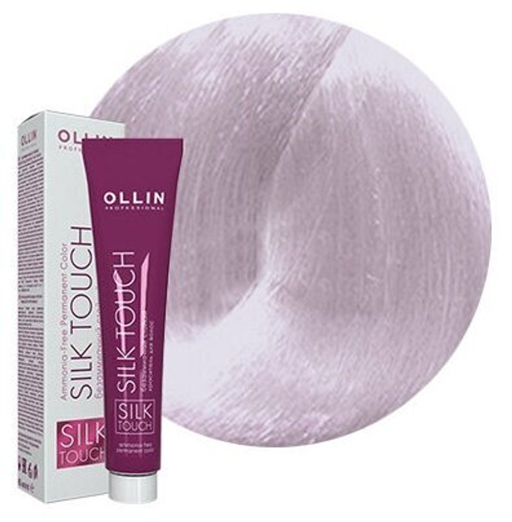 OLLIN SILK TOUCH 0/02 корректор перламутровый 60мл Безаммиачный стойкий краситель для волос