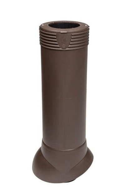 Вентиляционный выход Vilpe изолированный 110/ИЗ/500 мм коричневый 741664