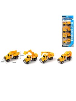 Набор машинок Спецтехника 4шт. в коробке (200965857)