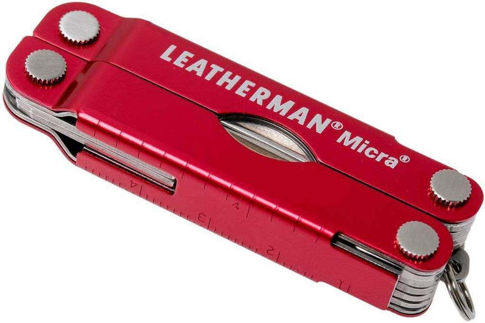 Мультитул Leatherman Micra, 10 функций, красный  64330181N