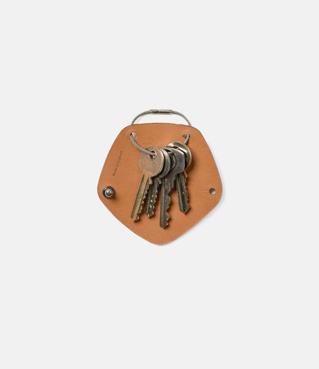 Campbell Cole Simple Key Wrap Tan — ключница из кожи