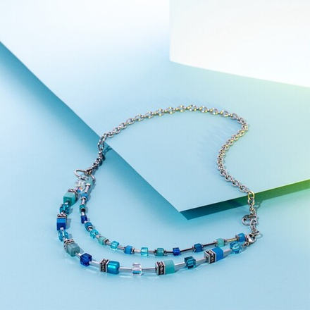 Колье-трансформер 4-in-1 Coeur de Lion Turquoise 4715/10-0600