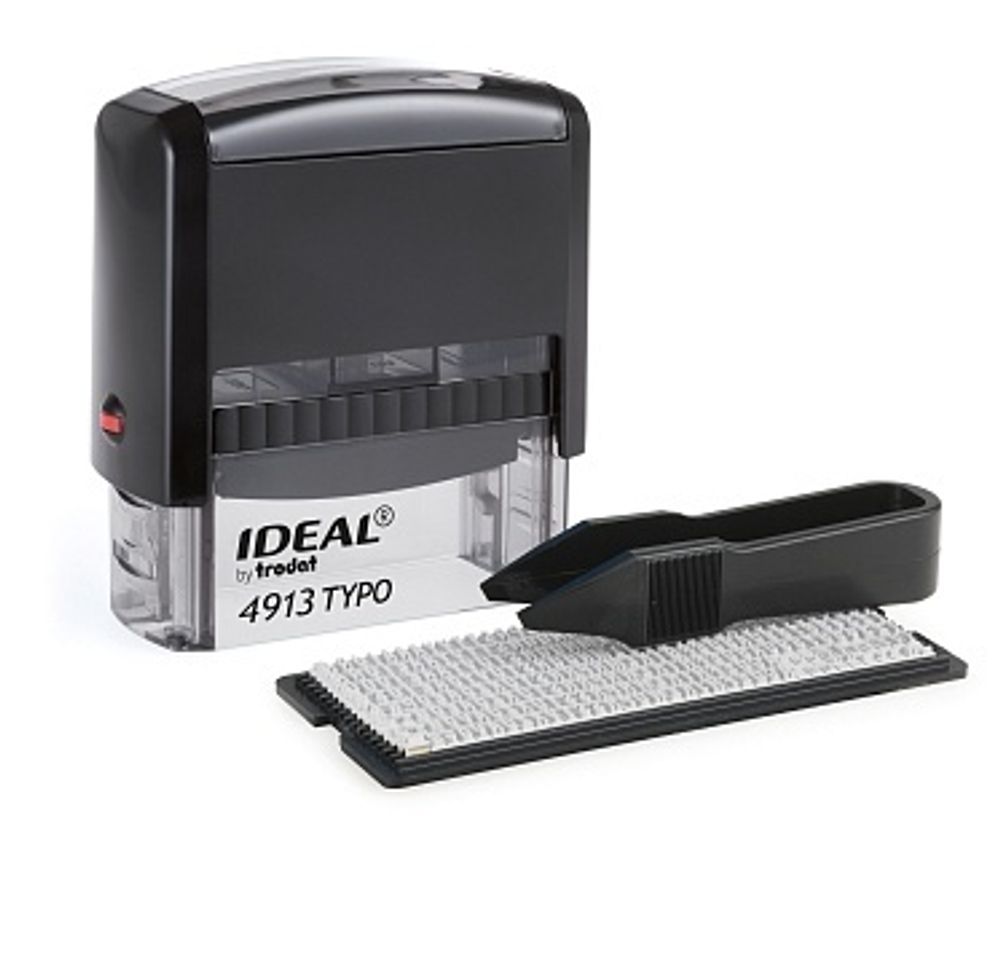 Ideal 4913 typo самонаборный штамп 58х22мм, 5 строк