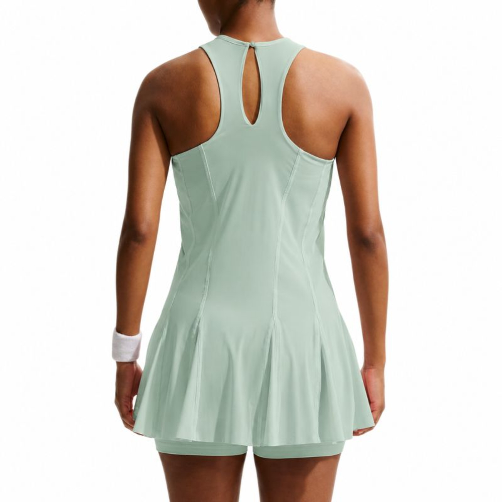 Теннисное платье Nike Court Paris Slam Tennis - steam/barely green/black