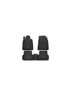 Коврики в салон для PEUGEOT 407 2004-, 4 шт. (полиуретан) CARPGT00015