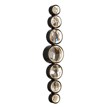 Настенный светодиодный светильник 15W 3000-4000K 7174/15WL чёрный SPILLA Odeon Light