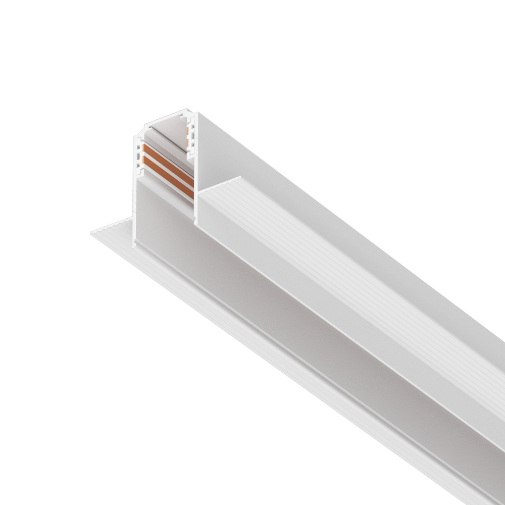 509226 Трек встраиваемый UNO 48V 2м БЕЛЫЙ (Заглушки и декоративный экран в комплекте)