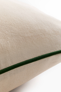 H&M HOME РОЖДЕСТВЕНСКИЙ ЧЕХОЛ НА ПОДУШКУ С ПРИНТОМ, ЗЕЛЕНЫЙ/ЭКРЮ