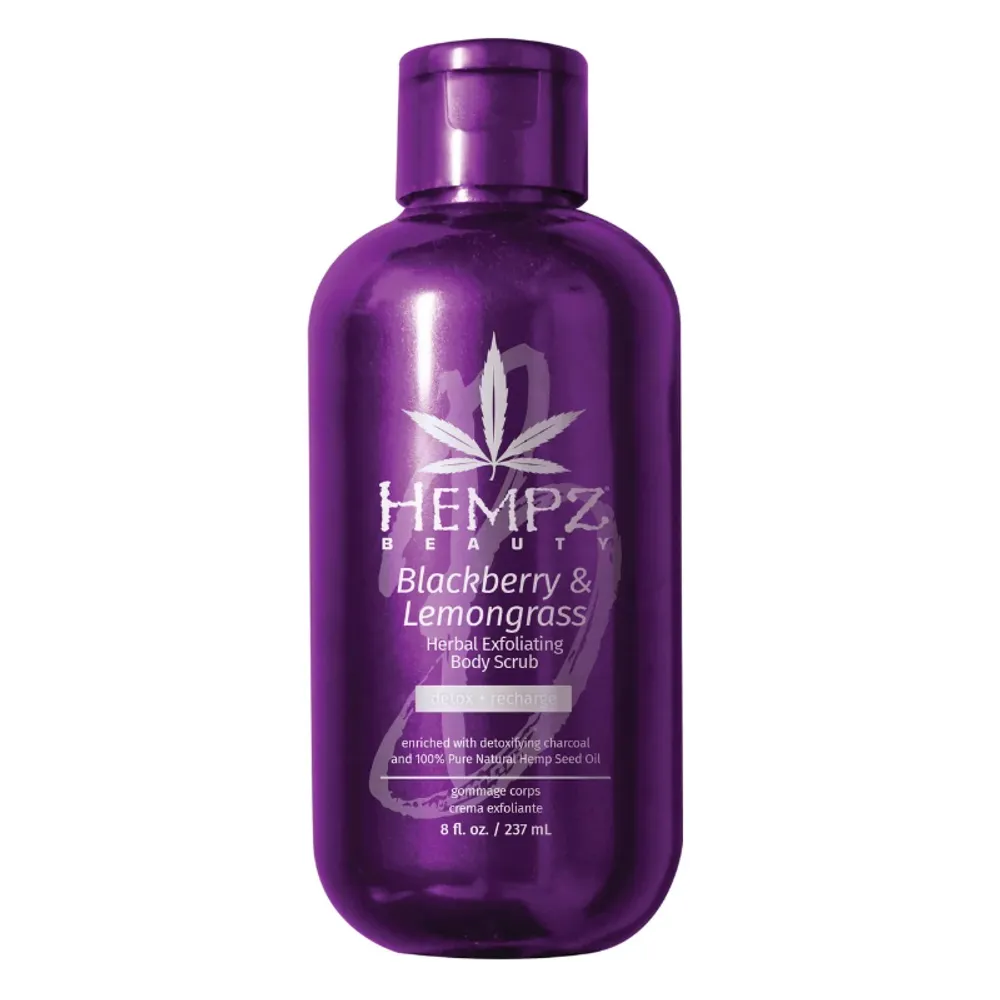 Hempz Скраб для тела Ежевика и Лемонграсс- Beauty Blackberry &amp; Lemongrass Herbal Exfoliating Body Scrub,237 г