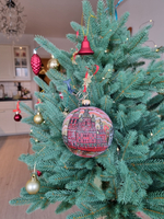 Шар стеклянный "Спас на Крови",  ручная роспись