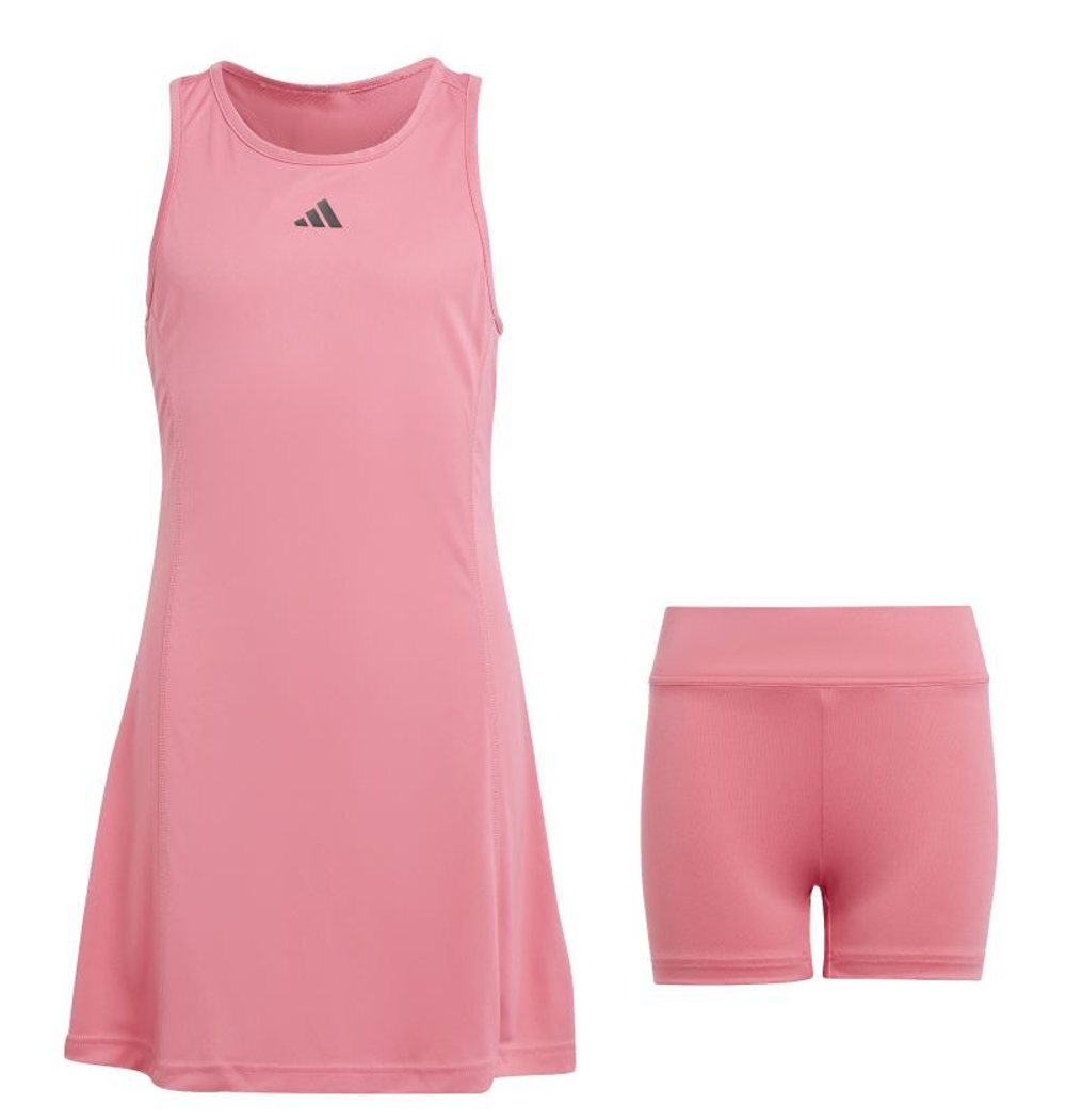 Платье для девочки теннисное Adidas Club Tennis Dress - pink fusion