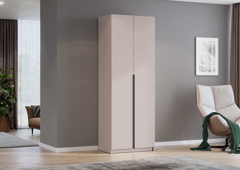 Шкаф двухстворчатый Берген ПРО ШК-800 (кашемир/кашемир), Интерьер Центр, г.Пенза