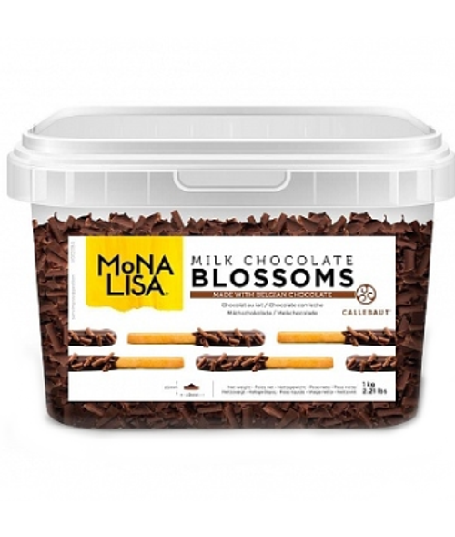 Завитки из молочного шоколада Mona Lisa 50г