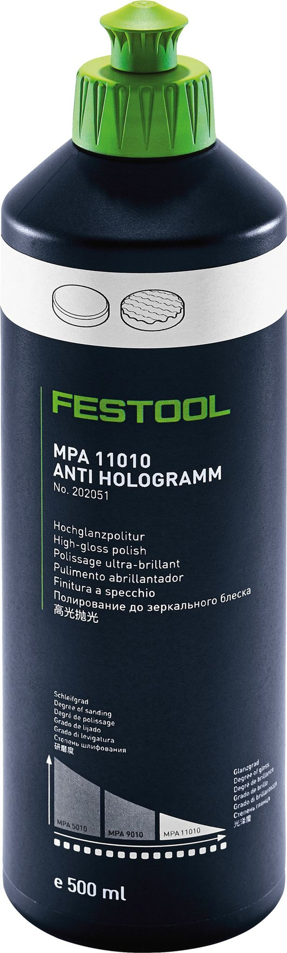 Политура зеркальная Festool - Ceramic MPA 11010 WH/0,5L 202051