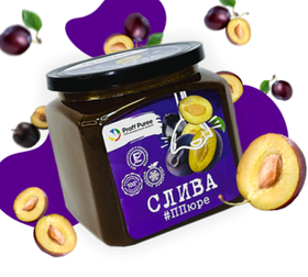 Пюре фруктовое Proff Puree СЛИВА 500 гр. замороженное