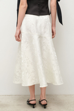 Юбка на кокетке из жаккарда