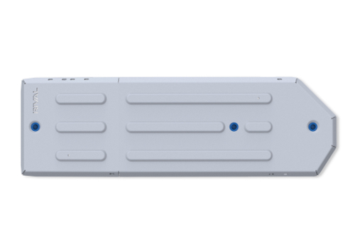 Защита топливного бака Rival для Great Wall Poer King Kong МКПП 4WD 2023-н.в., рынок РФ, алюминий 6 мм, с крепежом, штампованная, 333.2030.1.6