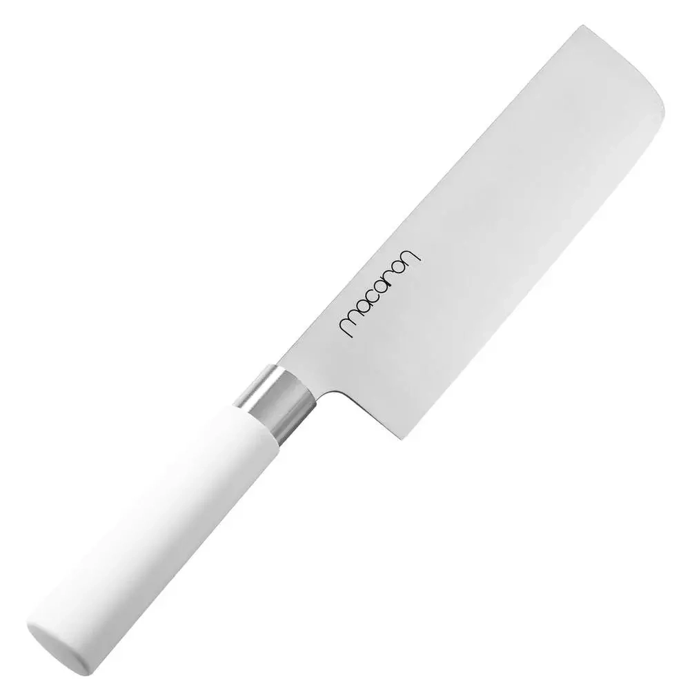 Satake - Нож накири Macaron White 17см / артикул   802-222  / GTIN 4956617802222