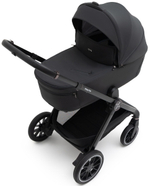 Коляска Agex Prima Pro 3 в 1 с автокреслом i-Safe Black Midnight Grey (Темно-серый)