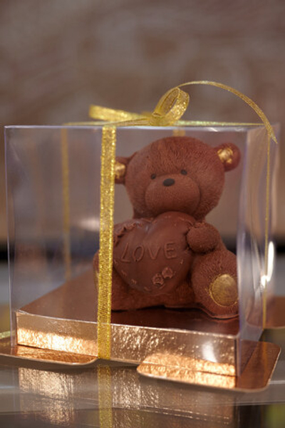 Мишка из молочного бельгийского шоколада