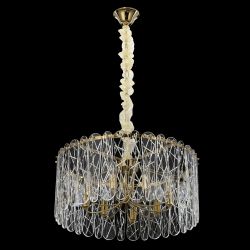 Citilux TALLA CL318292 Люстра хрустальная подвесная Золото