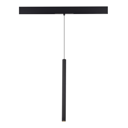 ST683.436.08 Магнитный трековый светильник Черный LED 1*8W 3000K 450Lm Ra90 24° IP20 D30xH500 48V