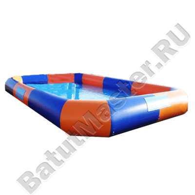 Квадратный надувной бассейн "Зебра" 8*8*0.65 м