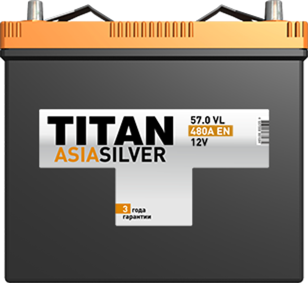 TITAN Asia silver 6СТ-57 аккумулятор