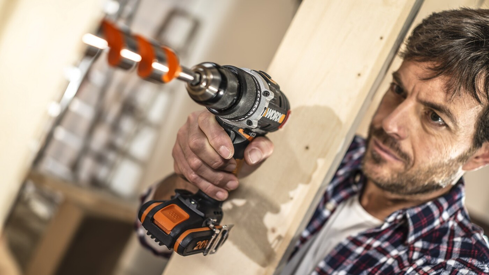 Дрель-шуруповерт ударная аккумуляторная WORX WX373