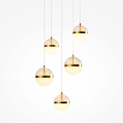 Люстра подвесная светодиодная Maytoni Area MOD295PL-L60BBS3K