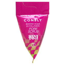 Consly Mini To Go Baking Soda & Collagen Pore Scrub скраб для лица с содой и коллагеном