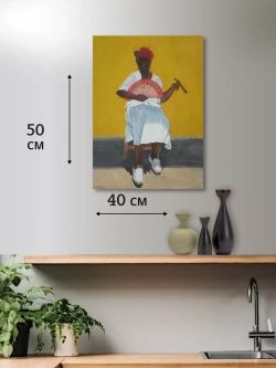 Кубинская интерьерная картина на холсте, фотопечать 40*50
