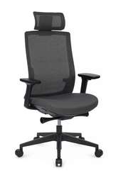 Кресло Forum CH-312A Черный пластик/Серый