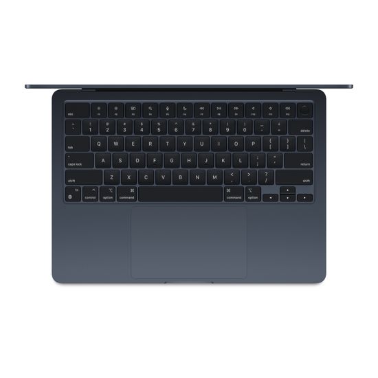 Apple MacBook Air 15" (M3, 8C CPU/10C GPU, 2024), 8 ГБ, 256 ГБ SSD, «полуночный черный»