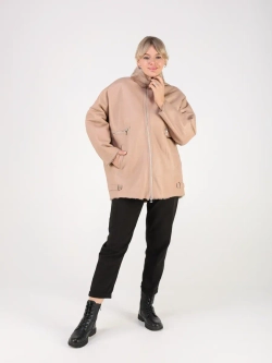 Дубленка зимняя натуральная оверсайз больших размеров