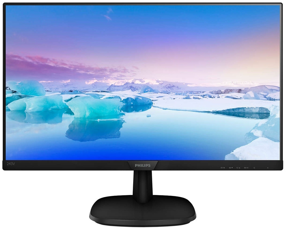 Монитор Philips 243V7QDSB черный