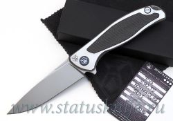 Нож Широгоров Флиппер 95 S90V накладка Карбон выборкифотография - 1