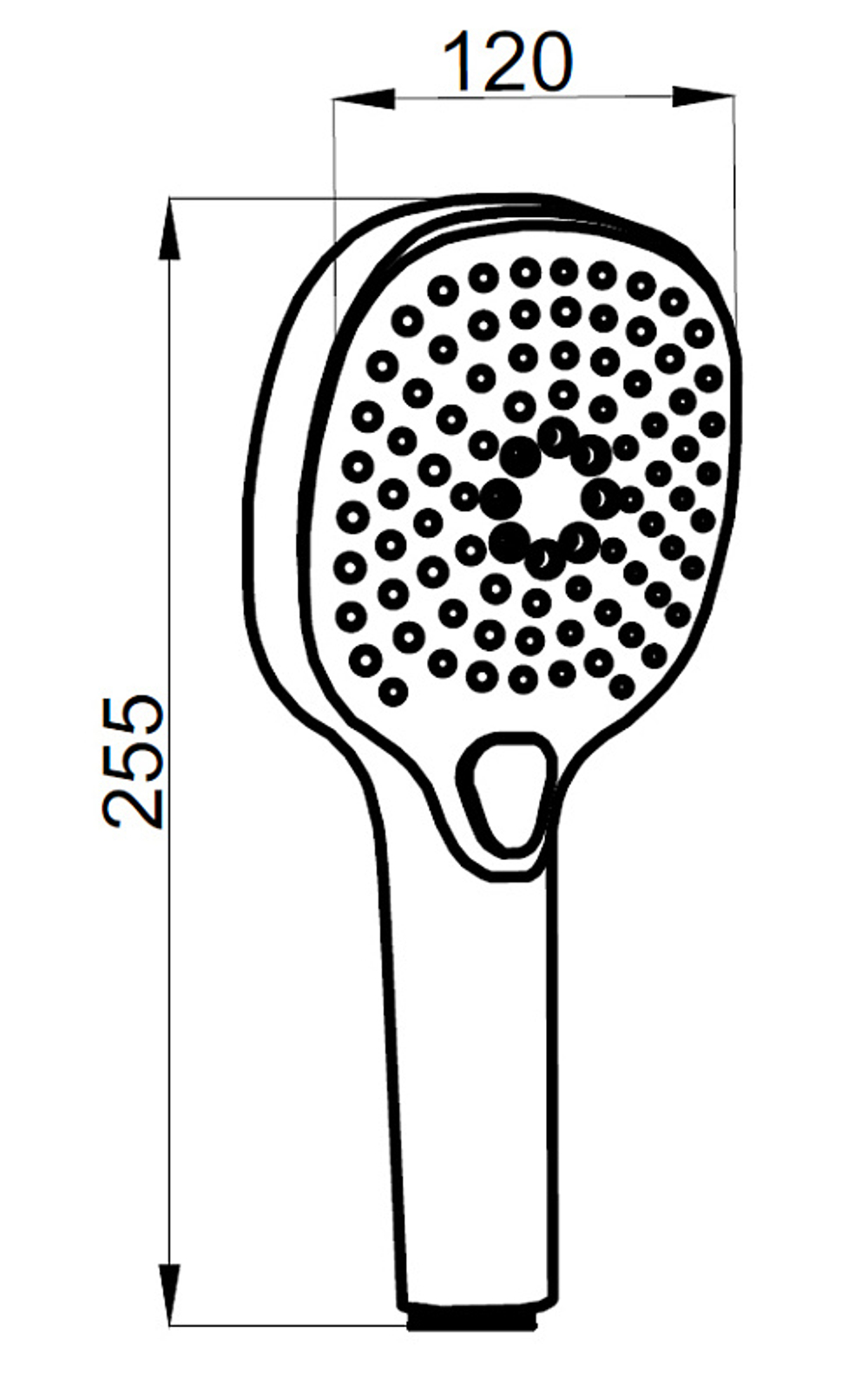Душевой набор Azario NEVO душевая лейка, шланг, штанга, белый матовый (AZ-157820226)