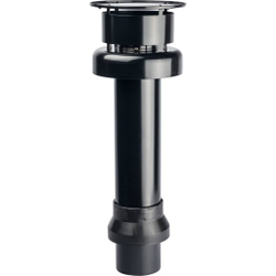 Элемент дымохода  Ø80/100 к-т   вертикальный утепленный, 584 мм, финальный участок.