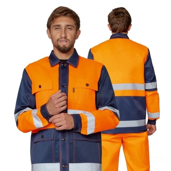 Костюм "Спектр" 3 кл., СОП (оранжевый/синий)