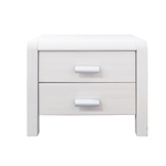 Тумба прикроватная, 55х39х47, Мадейра, напольная, с ящиками, деревянная, белая, Dipriz