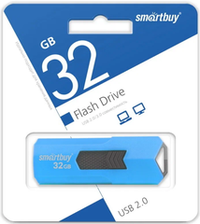 Флешка 32-GB SmartBuy STREAM Blue