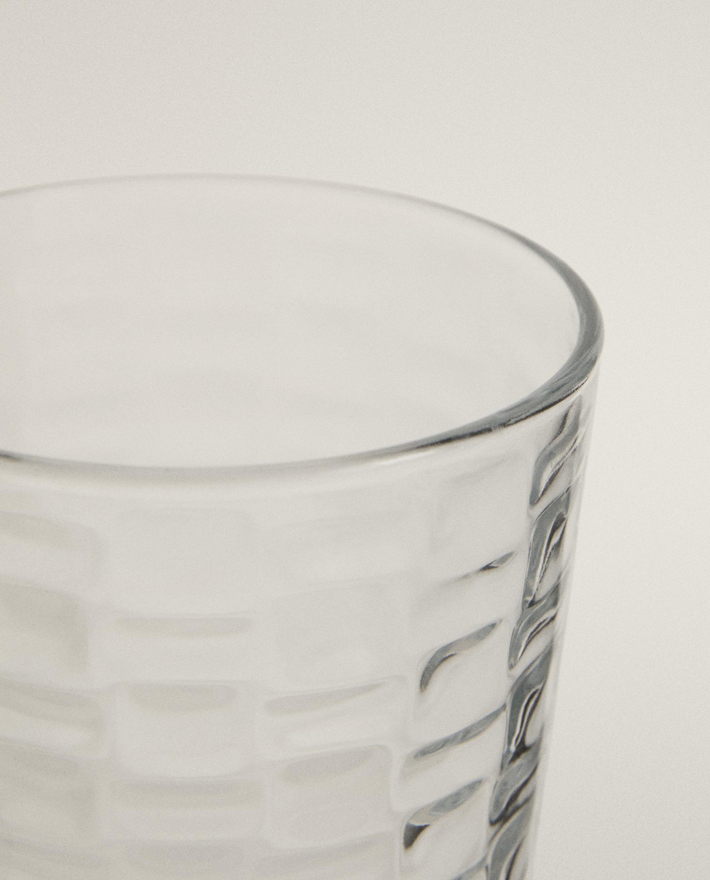 Zara Home стакан из стекла, цвет прозрачный, 12 см · 0284/401