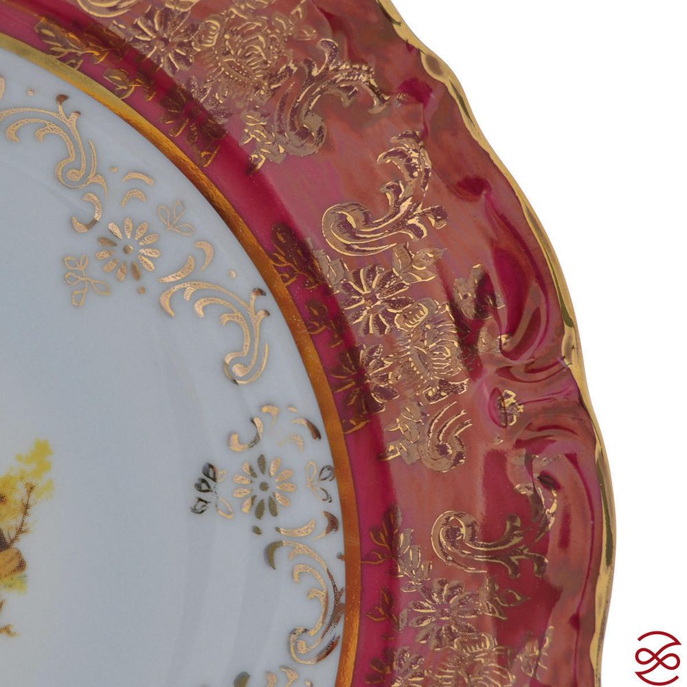 Набор салатников 15,5 см (6шт) Repast Охота красная Мария-тереза