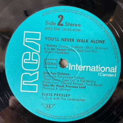 Винтажная виниловая пластинка LP Элвис Пресли Elvis Presley You'll Never Walk Alone (Germany 1971)