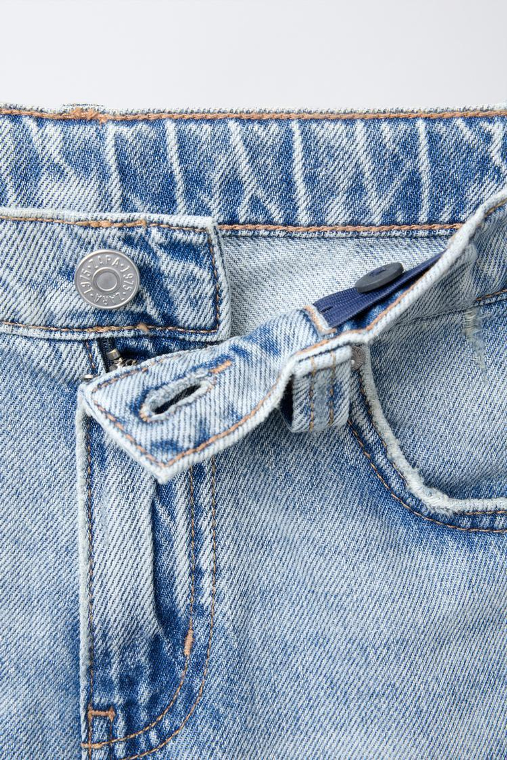 ZARA ДЖИНСЫ RELAXED BAGGY, СИНИЙ